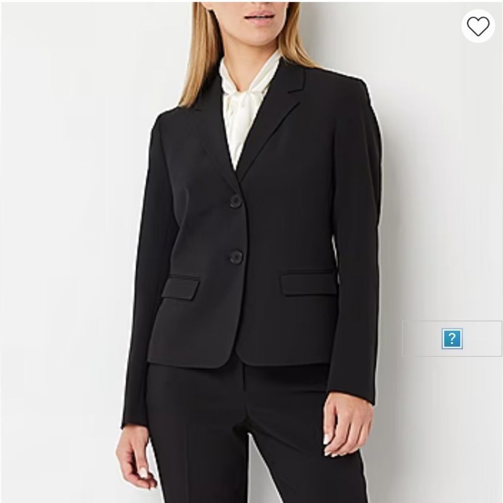 🔥 Take 50% OFF- Evan Picone Women's Black Blazer, Size-6